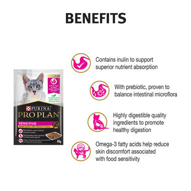 PRO PLAN Adult Sensitive Skin with Chicken Wet Cat Food